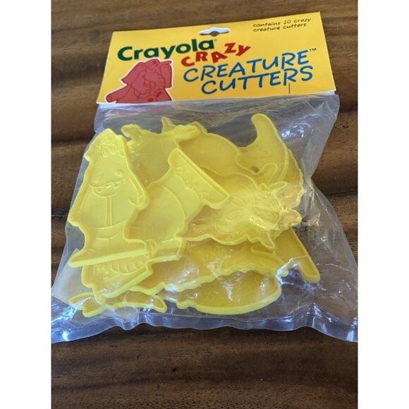 Vintage 1993 Crayola Crazy Creature Cutters Animals Set of 10 New/Sealed - Picture 4 of 9